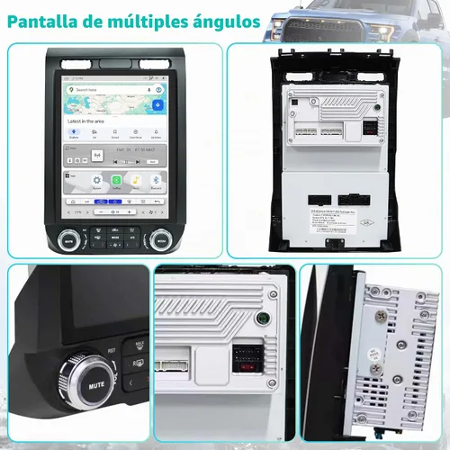 Vista 6 de LINKSWELL Lite2 - Estéreo de coche estilo T para Ford F150 2015-2022 Para Ford F150 F250/350/450 Radio de coche 4+64G unidad principal con Carplay