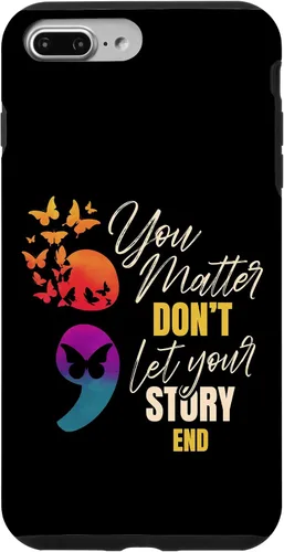 Vista 12 de Semicolon Mental Health Awareness Prevention Case for iPhone 17