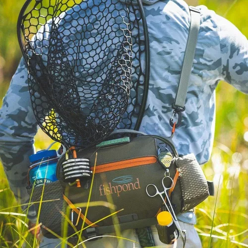 Vista 4 de fishpond Paquete de pesca lumbar Elkhorn Riñonera de pesca con mosca - Tortuga