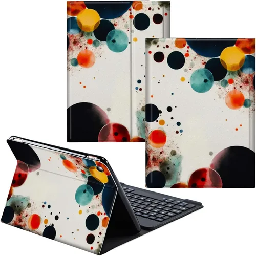 Vista 97 de Para Samsung Galaxy Tab S6 Lite Funda 2022/2020 Teclado Inalámbrico Desmontable Y Cubierta De Soporte De Cuero PU Funda Protectora Para Samsung