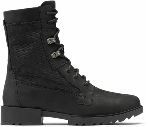 Vista 2 de SOREL Botas Emelie de encaje para mujer, botas de invierno de cuero impermeable