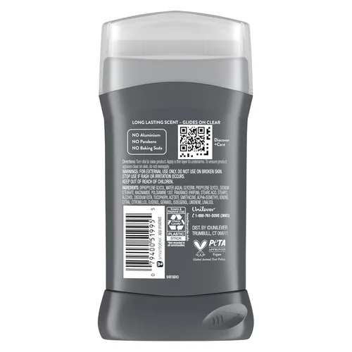 Vista 2 de DOVE MEN + CARE Desodorante para hombres, paquete de 3 desodorantes cítricos de verano, 3 onzas