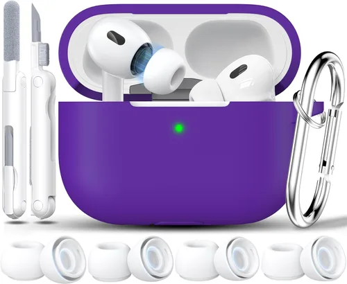 Vista 16 de RFUNGUANGO - Funda de silicona para AirPods Pro con auriculares, aguacate