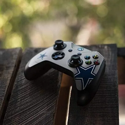 Vista 4 de Skinit Decal Gaming Skin Compatible with Xbox One Elite Controller - Officially Licensed NFL Dallas Cowboys Retro Logo Design