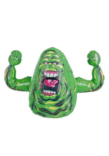 Vista 3 de Decoración Inflable de 20 Pulgadas Slimer Ghostbusters para Ventana Multicolor