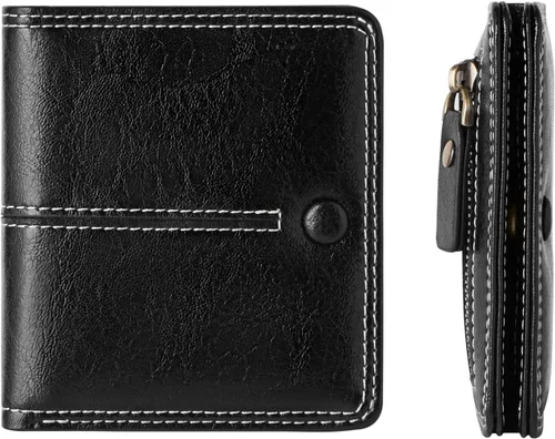 Vista 11 de TFKGS Tarjetero de crédito para mujer, cartera RFID de cuero para mujer con bloqueo de cremallera, llavero para tarjetas de acordeón, regalos