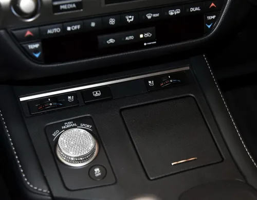 Vista 3 de Calcomanías para cubierta de perilla de interruptor de selección de modo de conducción, accesorios compatibles con Lexus ES: 2013-2018, GS