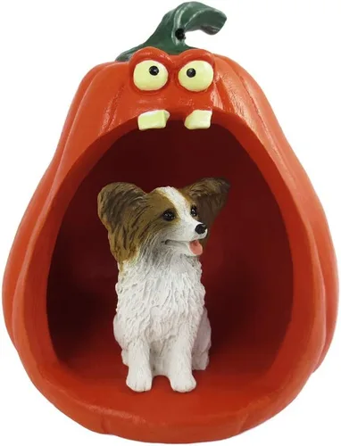 Vista 84 de Conversation Concepts Figura de Corgi galés de Halloween y calabaza Welsh Corgi Pembroke