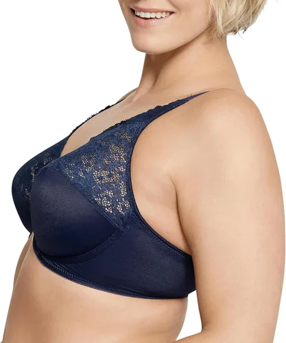 Vista 2 de Bali Women's Lilyette Minimizer Underwire Lace Trim, Microfiber Full Coverage Bra