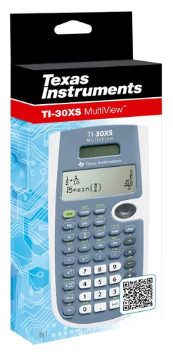 Vista 2 de Texas Instruments TI-30XS MultiView School Calculator (up to 4-line display, solar and battery operated)