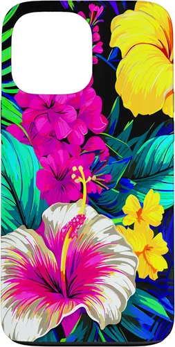 Vista 24 de Hawaiian Accessories Aloha Hibiscus Flower - Carcasa para iPhone 17