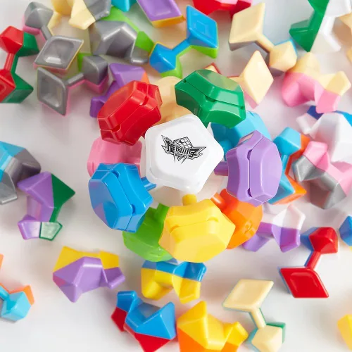 Vista 5 de D-FantiX Cyclone Boys 3x3 megaminx Pegatina Speed Cube pentagonal Dodecaedron Cube Puzzle Toy