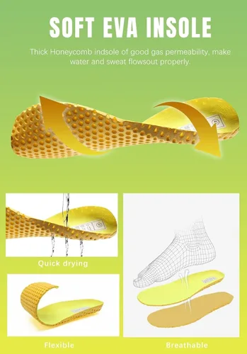 Vista 5 de WateLves Zapatos de agua para hombre y mujer, zapatos de natación para la playa, zapatos de natación descalzos, atléticos, de secado rápido