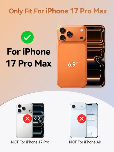 Vista 2 de PANDUK Funda de batería 9300mAh para iPhone 17 ProMax Funda de carga rápida