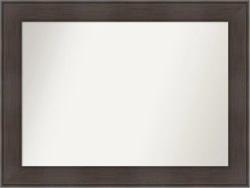 Vista 38 de Amanti Art Espejo personalizado, espejo de baño de veta de madera rústica William, espejo de pared o espejo de tocador de baño sobre el fregadero