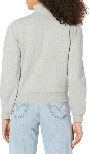 Vista 2 de Alternative Sudadera con cremallera de un cuarto para mujer, forro polar ligero y ecológico con cremallera de 14
