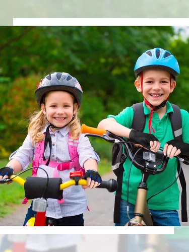 Vista 2 de SATINIOR 4-Pairs Kids Bike Gloves, Fingerless Gloves for Boys & Girls, Non-Slip Cycling Glove with Adjustable Strap, Breathable Half-Finger Climbing