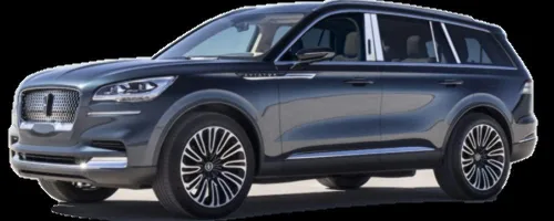 Vista 5 de QAA Es compatible con Lincoln Aviator 2020 4 piezas de acero inoxidable manija de puerta Accent Trim DH60620