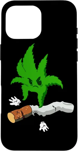 Vista 19 de Rasta Marihuana Pot Leaf Pattern Weed Cannabis Stoner 420 Funda para iPhone 17