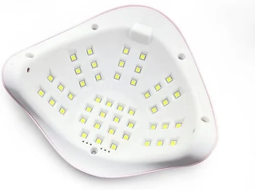 Vista 5 de Lámpara LED de uñas de 200 W para esmalte de gel, secador rápido de uñas con sensor automático, ajuste de 4 temporizadores, luz LED para uñas
