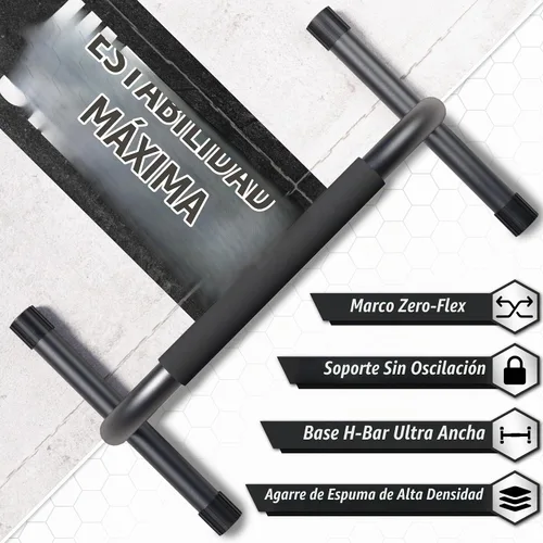 Vista 4 de Lebert Parallette Bars - Equipo de entrenamiento de peso corporal resistente para inmersiones, flexiones, sesiones en L y entrenamientos de núcleo