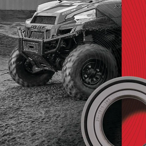Vista 5 de All Balls Kit de rodamientos de rueda de carreras para Kawasaki KVF360B Prairie 2002-2018