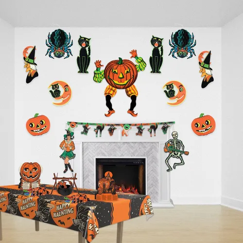 Vista 4 de Beistle Recortes de Halloween 24 piezas, 8.5-9.25 pulgadas, multicolor