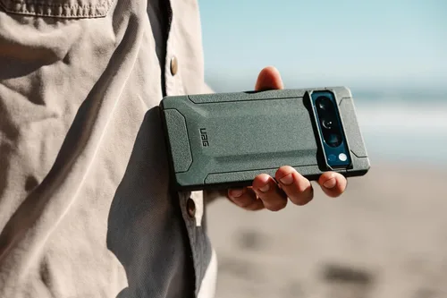 Vista 5 de URBAN ARMOR GEAR UAG - Funda protectora hecha para Google Pixel 8 Pro, color verde oliva verde oliva, delgada, resistente a los impactos, resistente