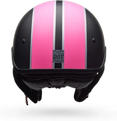 Vista 4 de Bell - Casco Pit Boss - Negro mate/Rosa brillante, tamaño grande