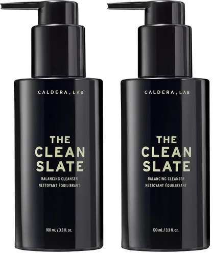Vista 8 de Caldera + Lab The Clean Slate Limpiador Facial Espumoso Orgánico para Hombres para Piel Seca, Sensible y Normal – Lavado Facial Exfoliante Vegano