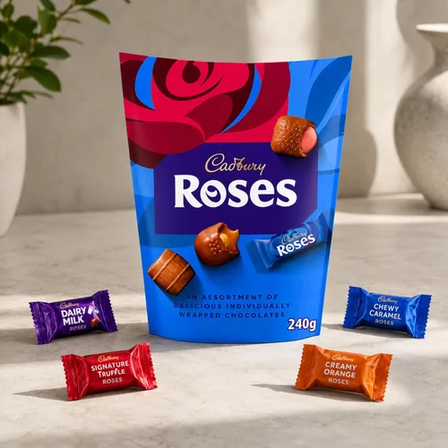 Vista 4 de Cadbury Rosas Cartón 10.23 oz
