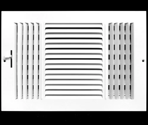 Vista 28 de HVAC Premium Rejilla de Suministro de Aire de 1 Vía de 10'' X 6'' - Tapa de Ventilación y Difusor - Cara Plana Estampada - Blanco