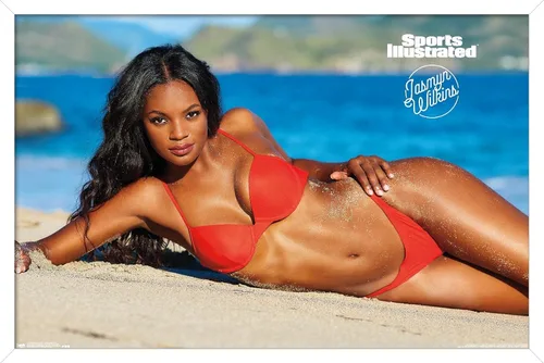 Vista 13 de Trends International Sports Illustrated: Swimsuit Edition - Póster de pared Jasmyn Wilkins 18, 22.4 pulgadas de largo x 14.7 pulgadas, versión
