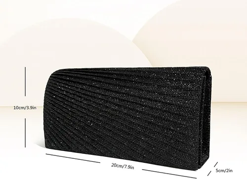 Vista 6 de Bolsos de mano brillantes para mujer, bolsos de mano de noche para mujer, fiesta formal, boda, bolso de los años 20 para cóctel, baile de graduación