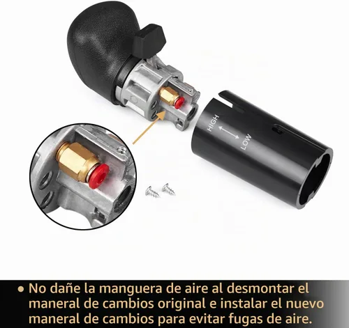 Vista 3 de A6909 - Perilla de cambio de 8, 9, 10 velocidades, palanca de cambios de aire resistente, piezas de transmisión, compatible con Eaton Fuller