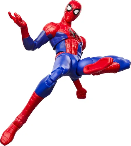 Vista 7 de Marvel Legends Series Peter Parker, Spider-Man: Into The Spider-Verse Figura de acción coleccionable de 6 pulgadas