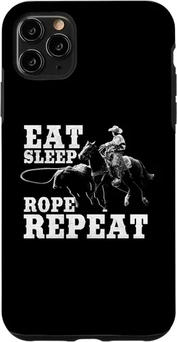Vista 13 de Team Roping Funny Rodeo Cowboy Cowgirl Horse Riding Roper Case for iPhone 17