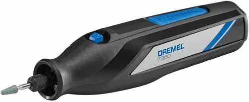 Vista 2 de Dremel 7350 Kit de herramientas rotativas inalámbricas de 4 V con 5 accesorios y batería recargable USB-C, velocidad única para tallar, grabar