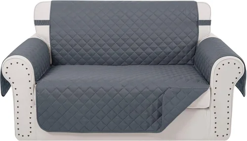 Vista 84 de Fundas para Silla Reclinable Reversibles Funda de Sofá para Mascotas Protector de Muebles Lazy Boy (Silla 23'', Beige/Beige)