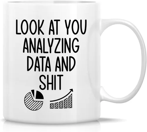 Vista 13 de Retreez Taza divertida – Give Me All The Data Science Scientist Analyst Computer Accounting - Tazas de café de cerámica de 11 onzas, sarcasmo