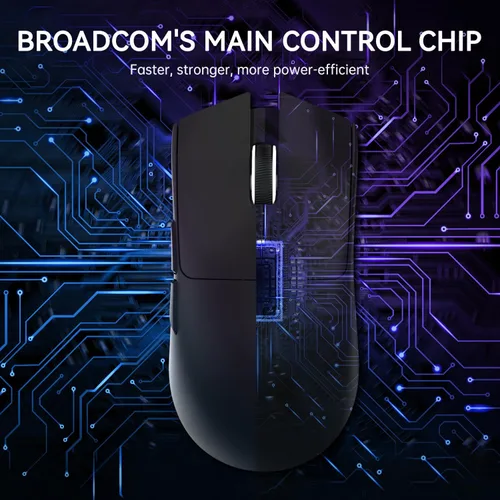 Vista 7 de ATTACK SHARK X11 Ratón inalámbrico ligero para juegos con base de carga RGB, Tri-Mode-2.4G/USB-C con cable/BT, 22K DPI, sensor óptico PAW3311