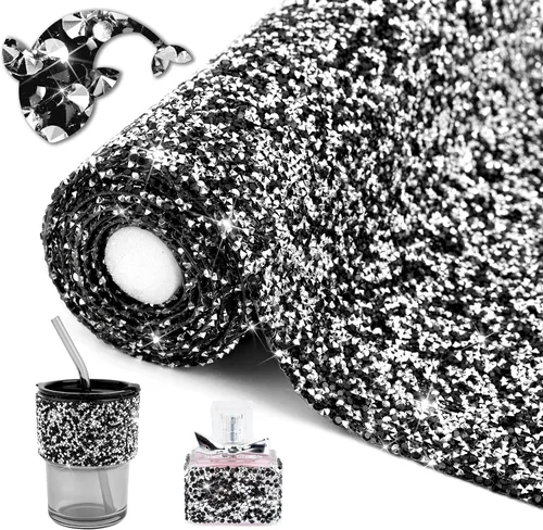 Vista 23 de Adhesivo con diamantes de imitación para decoración del hogar, calcomanías autoadhesivas para decoración de autos y manualidades