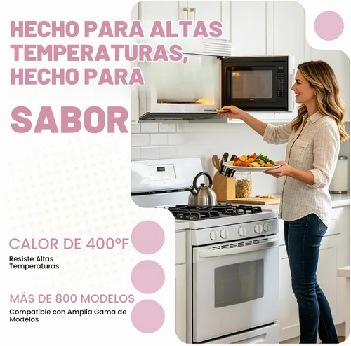 Vista 7 de Placa giratoria de vidrio para microondas W10337247 de 12 pulgadas apta para placa de vidrio de microondas Whirlpool - Reemplazar la bandeja