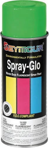 Vista 3 de Seymour 16-1621 Spray-Glo - Pinturas a base de agua, azul fluorescente de 12 onzas (paquete de 1)