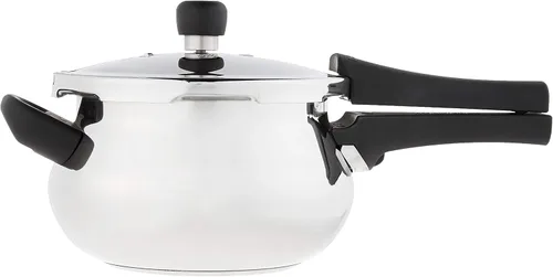 Vista 2 de Prestige Mini olla a presión de acero inoxidable de lujo, 3.3 litros