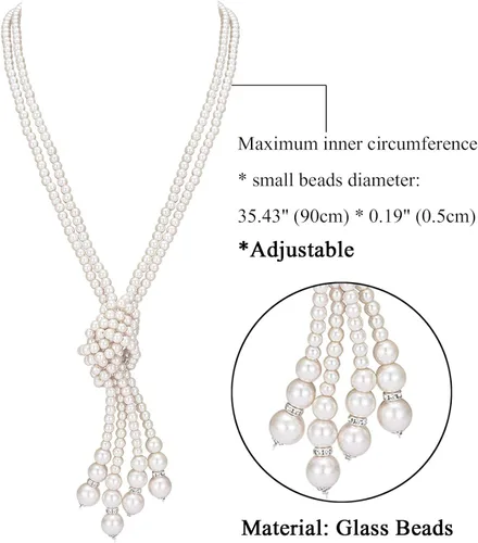 Vista 3 de Senxido Gargantilla de perlas de agua dulce collar de joyería de moda para mujer