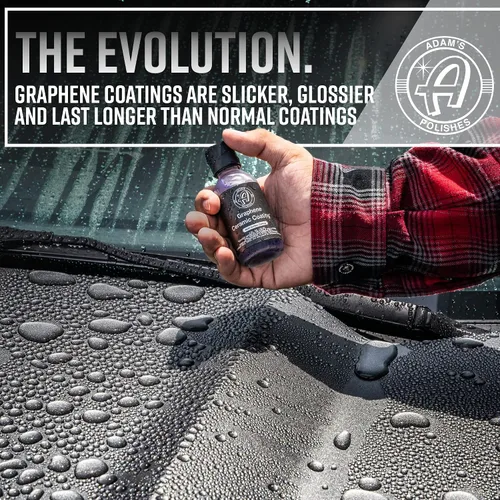 Vista 2 de Adam's Polishes Revestimiento de cerámica de grafeno UV, revestimiento de cerámica 10H para automóviles con tecnología de brillo UV Más de 7 años
