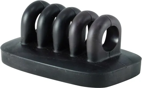 Vista 2 de Pinza para cable con peso para gestión de cables de escritorio (Negro)