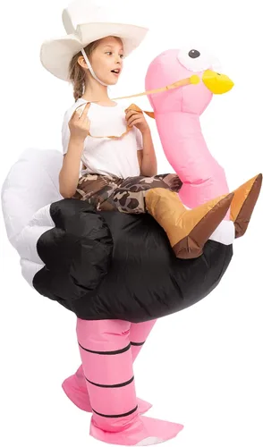Vista 4 de Spooktacular Creations - Disfraz inflable de avestruz para Halloween