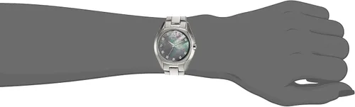 Vista 2 de Bulova Reloj de cuarzo plateado con pantalla analógica 96P158 para mujer, plateado, Reloj de cuarzo, movimiento de cuarzo
